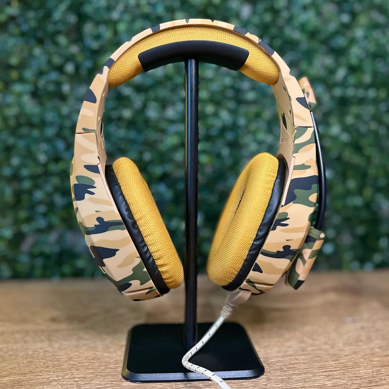 Entrego! Headset Gamer PS4 PC ANDROID XBOX Camuflado com Microfone - Foto 2