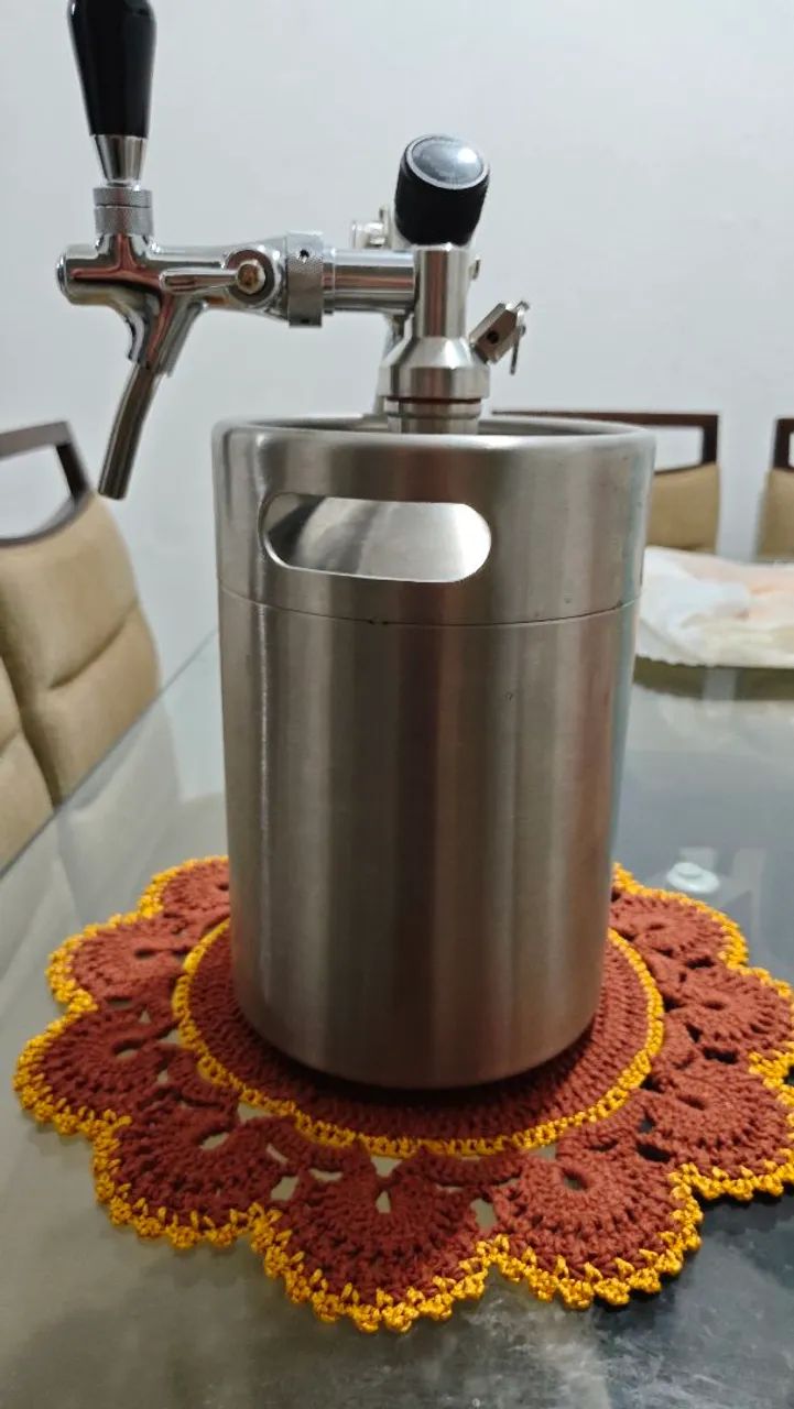 Chopeira inox com torneira Italiana  - Foto 4