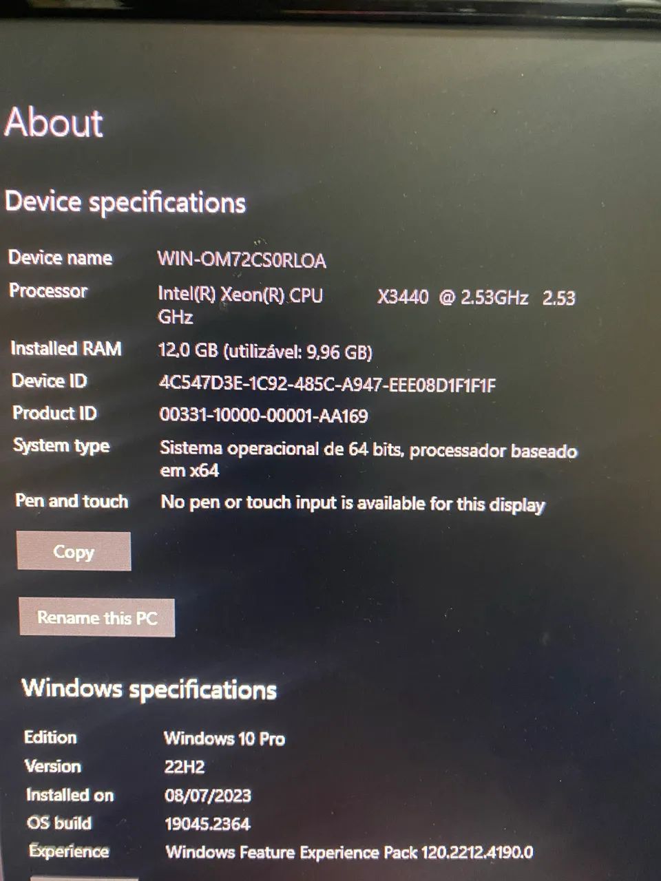 pc gamer de entrada