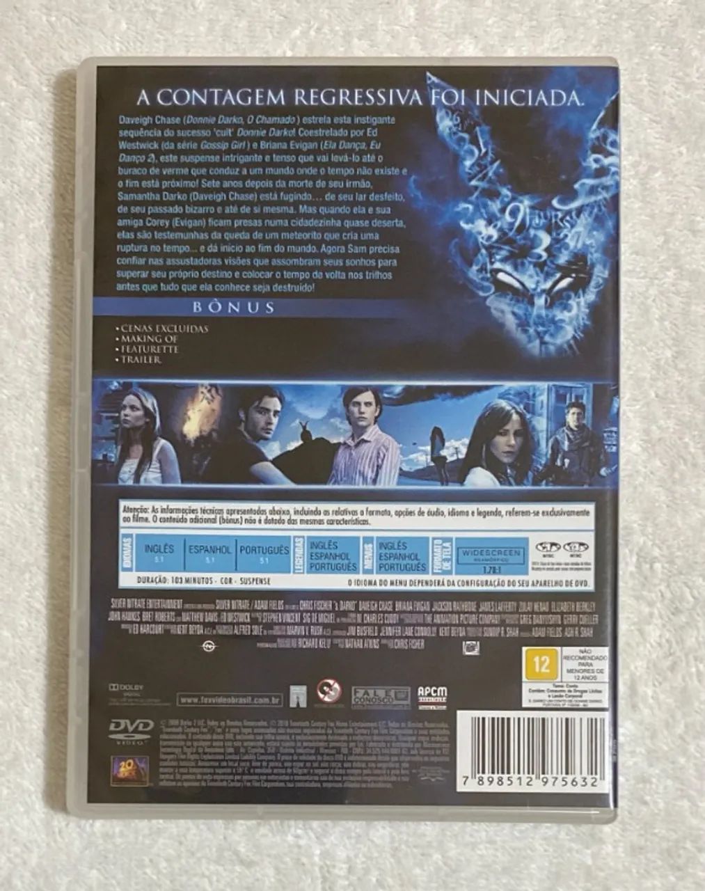 DVD 'S. Darko' (Com Daveigh Chase-Ed Westwick-James Lafferty-Briana Evigan) - Foto 2