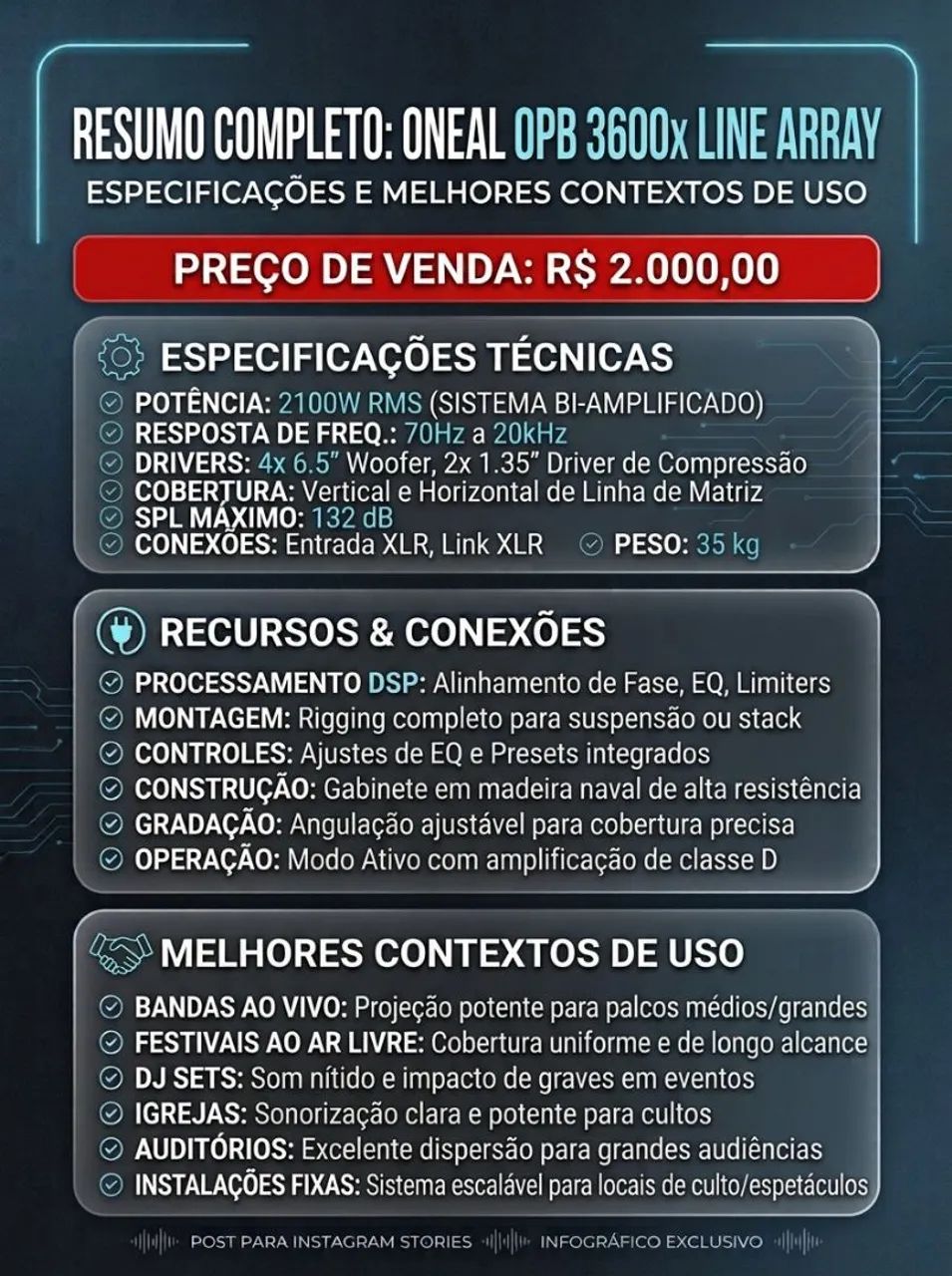 Caixa Oneal OPB3600x - Foto 5