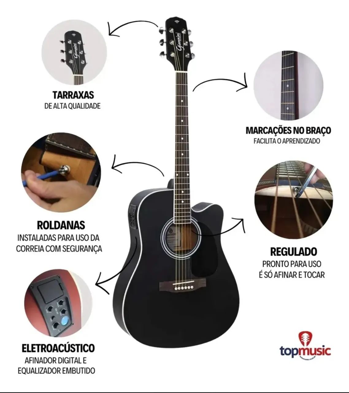 Kit Completo Violão - Foto 2