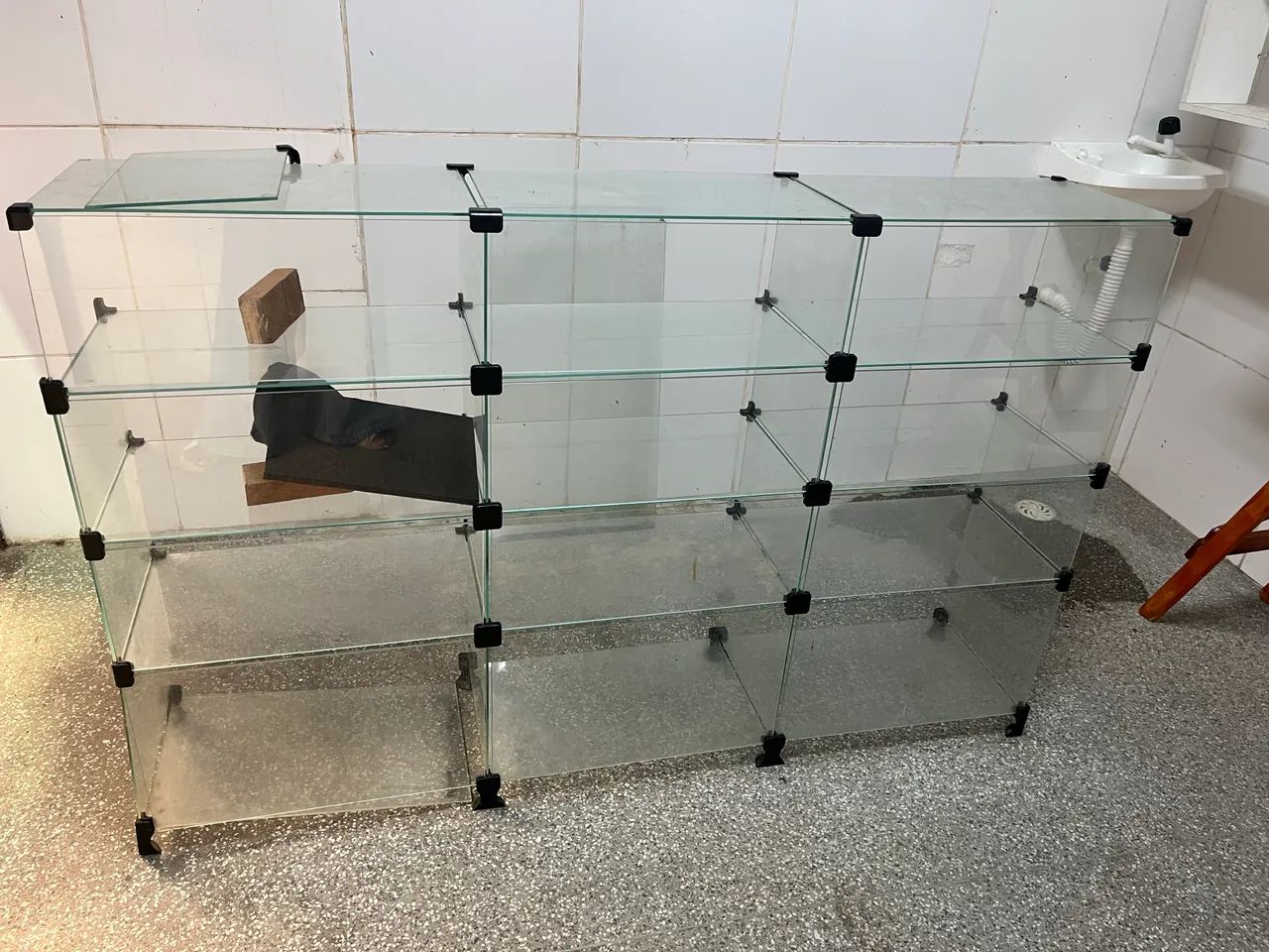Balcão de vidro 