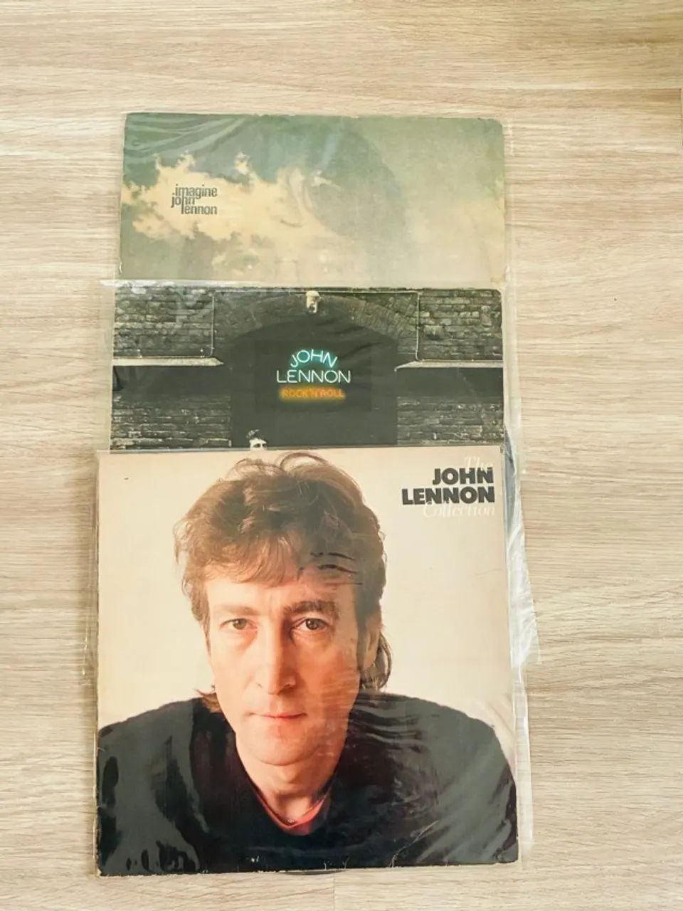 LOTE JOHN LENNON 3X ALBUNS 