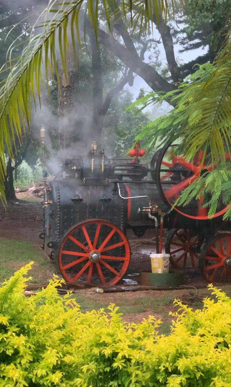À VENDA - Rara Locomóvel à vapor TH. FLOETHER 1911 - Foto 5