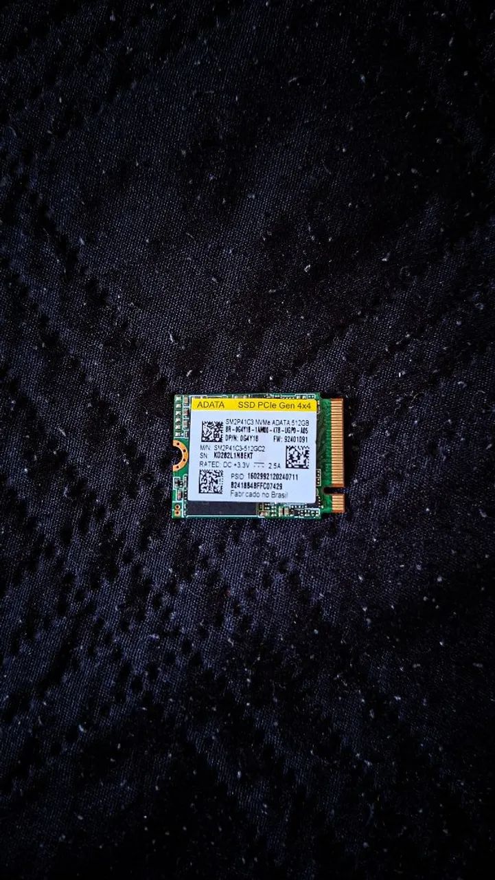 SSD NVMe M.2 512GB 