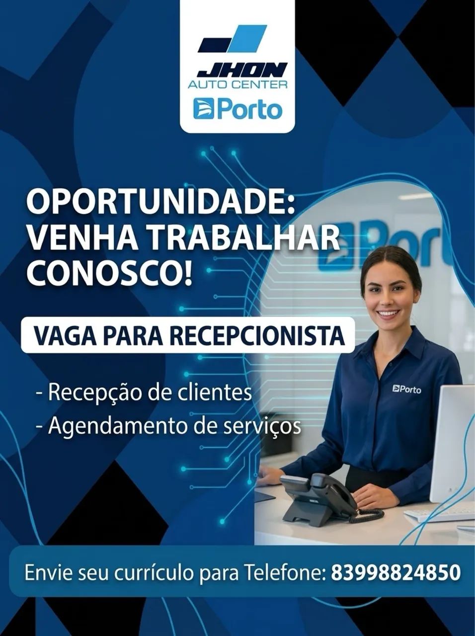 Recepcionista (Vaga) 