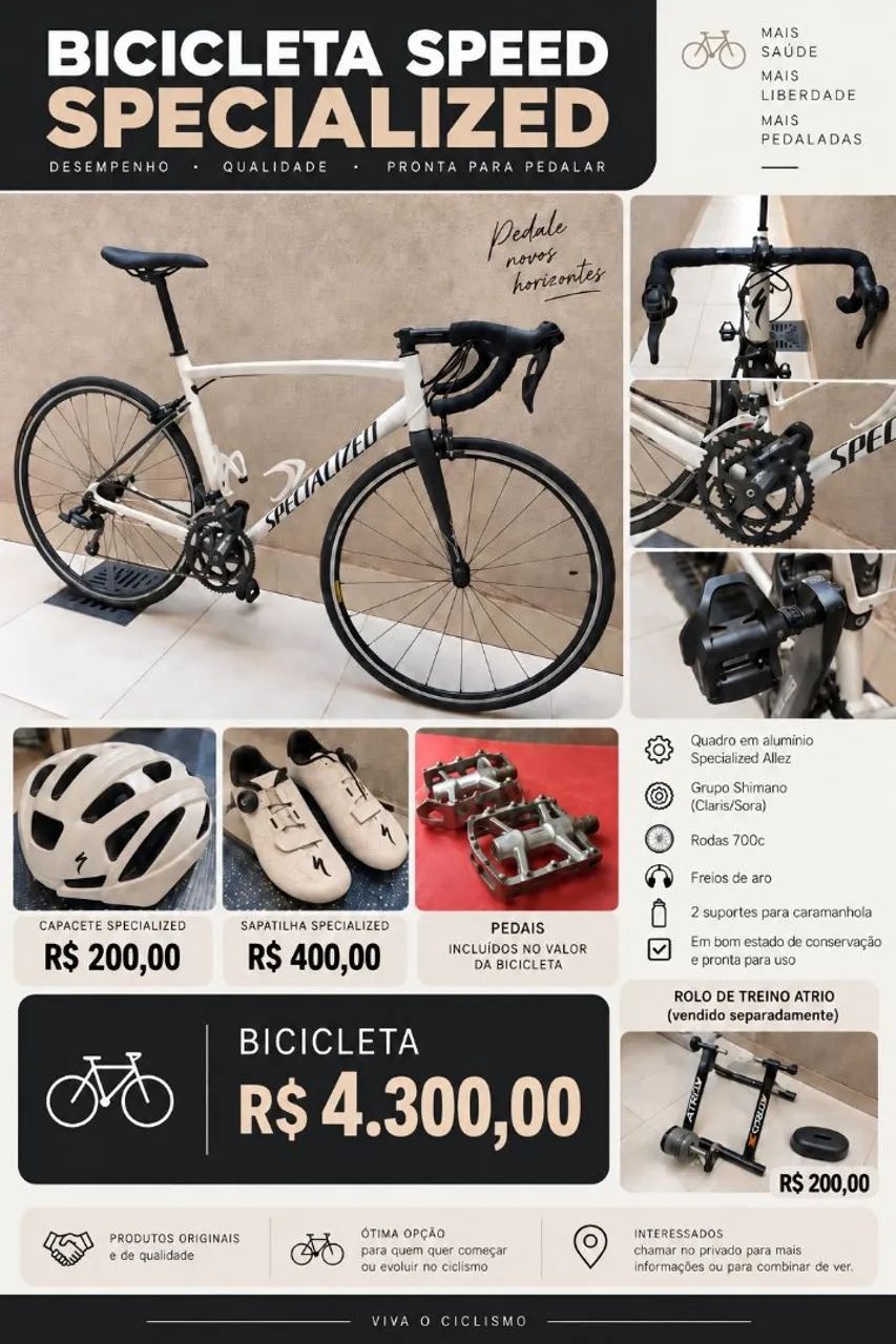 BICICLETA SPEED SPECIALIZED