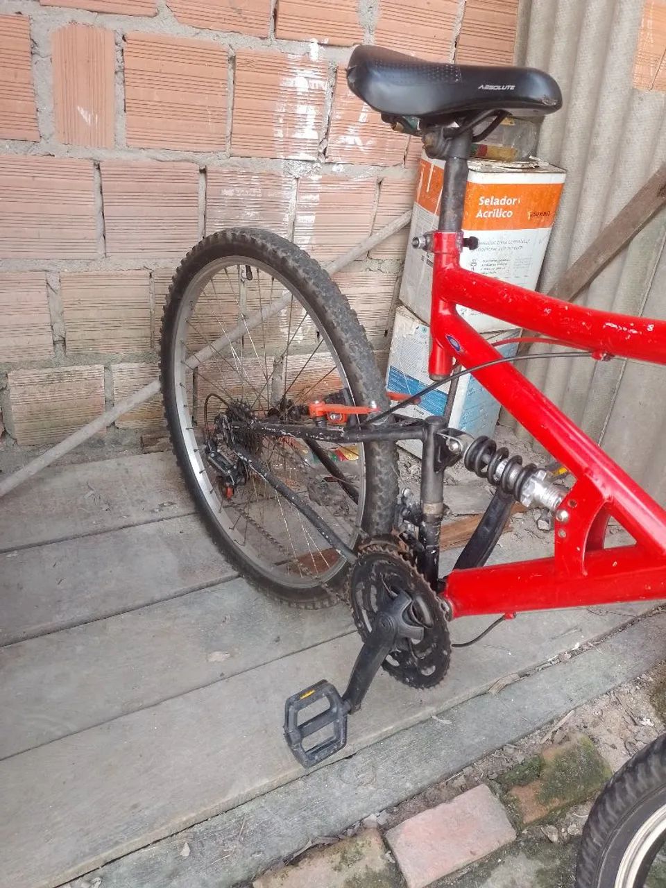 Bicicleta com amortecedor  - Foto 3