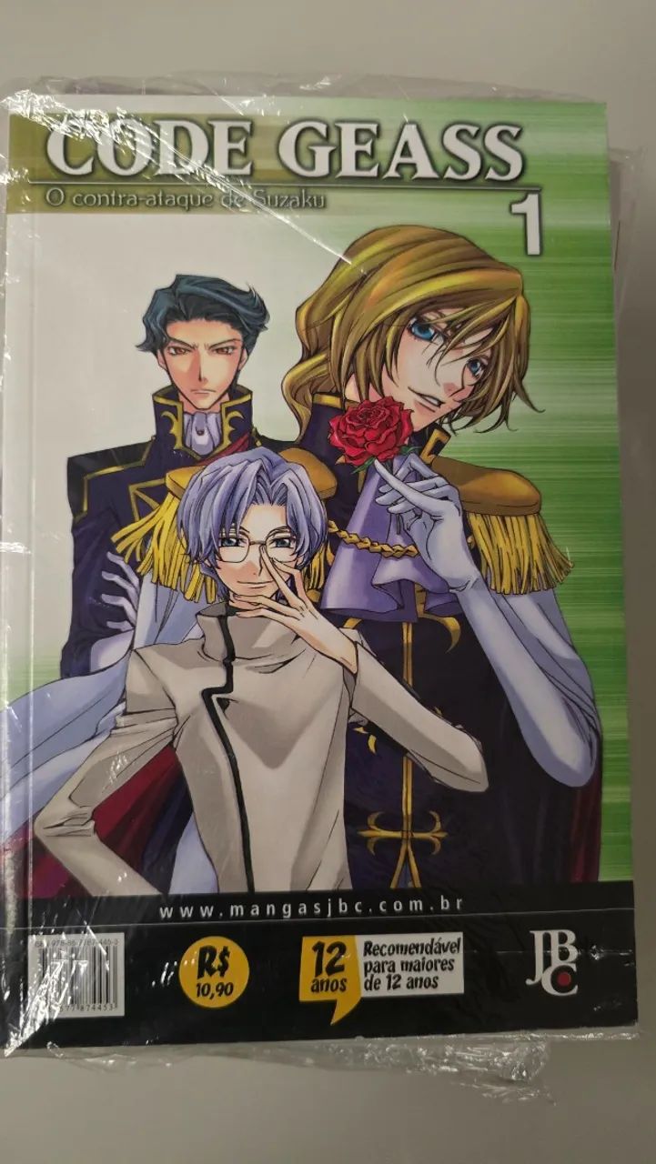 Coleção Completa Code Geass Lançada No Brasil - Livros e revistas