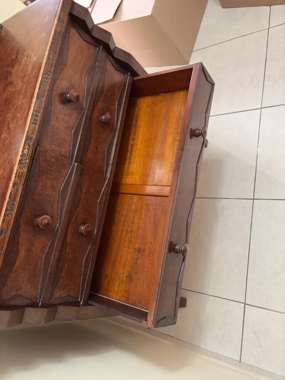 Móvel antigo antiquario - Foto 3