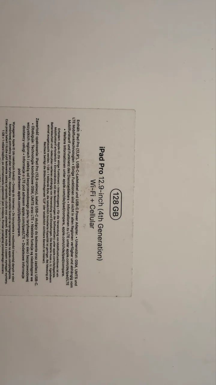 iPad 12.9 Pro 128gb 4 geração celular + WiFi Com caixa - Foto 3