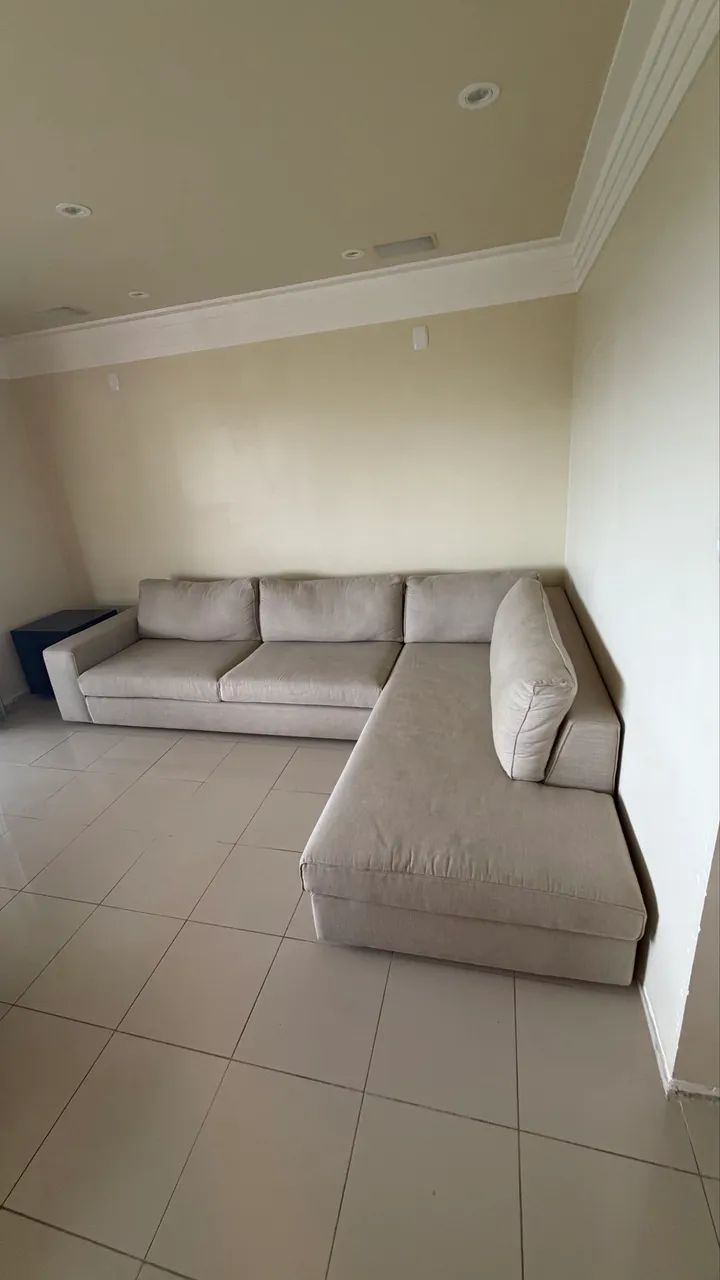 Sofá em L HOME DESING em linho - Foto 5