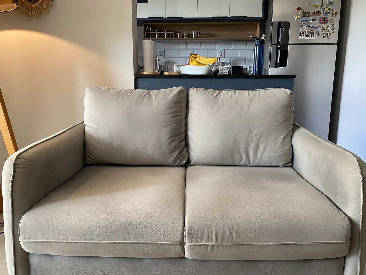 Vendo Sofá compacto 2 lugares 1.40m - Foto 2