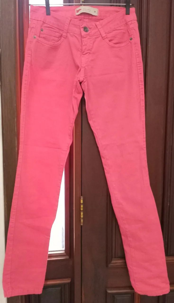 Usada Calça Pool Colors Rosa tam 38 - Foto 2