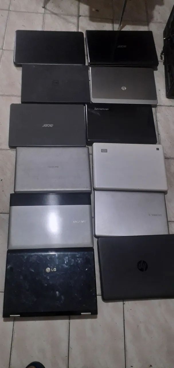 Lote de notebook no estado 