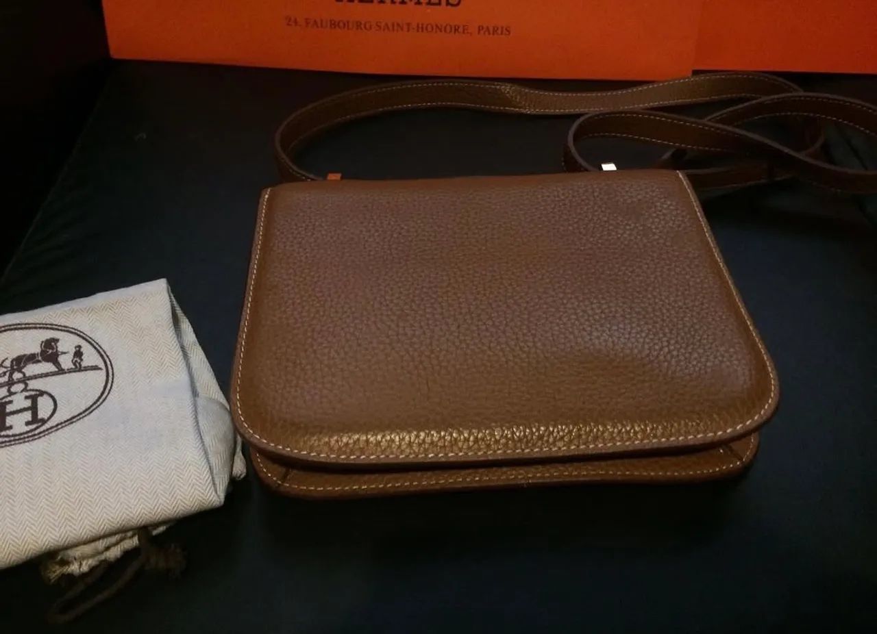 Bolsa Hermès Constance Caramelo com Ferragens Ouro - Foto 3