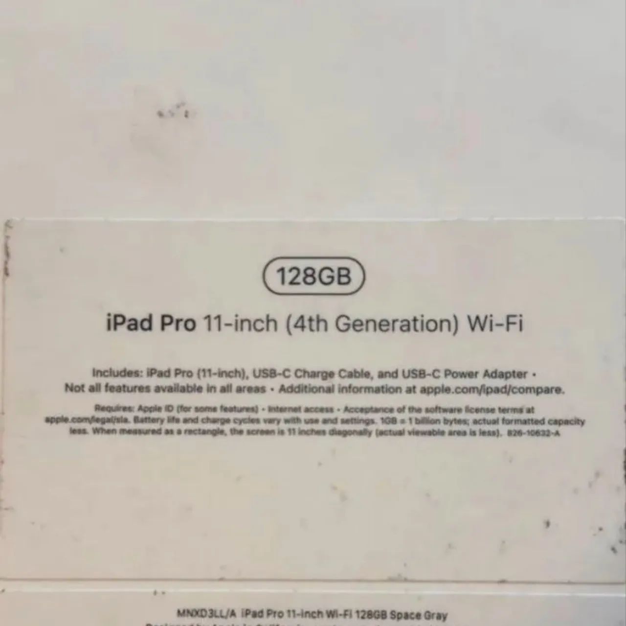 iPad Pro 11 4ª geração sem detalhes 