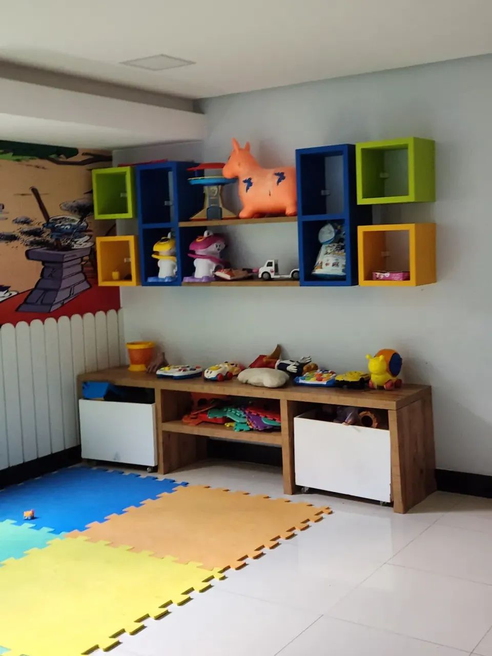 Terrazos  com armários  modulados