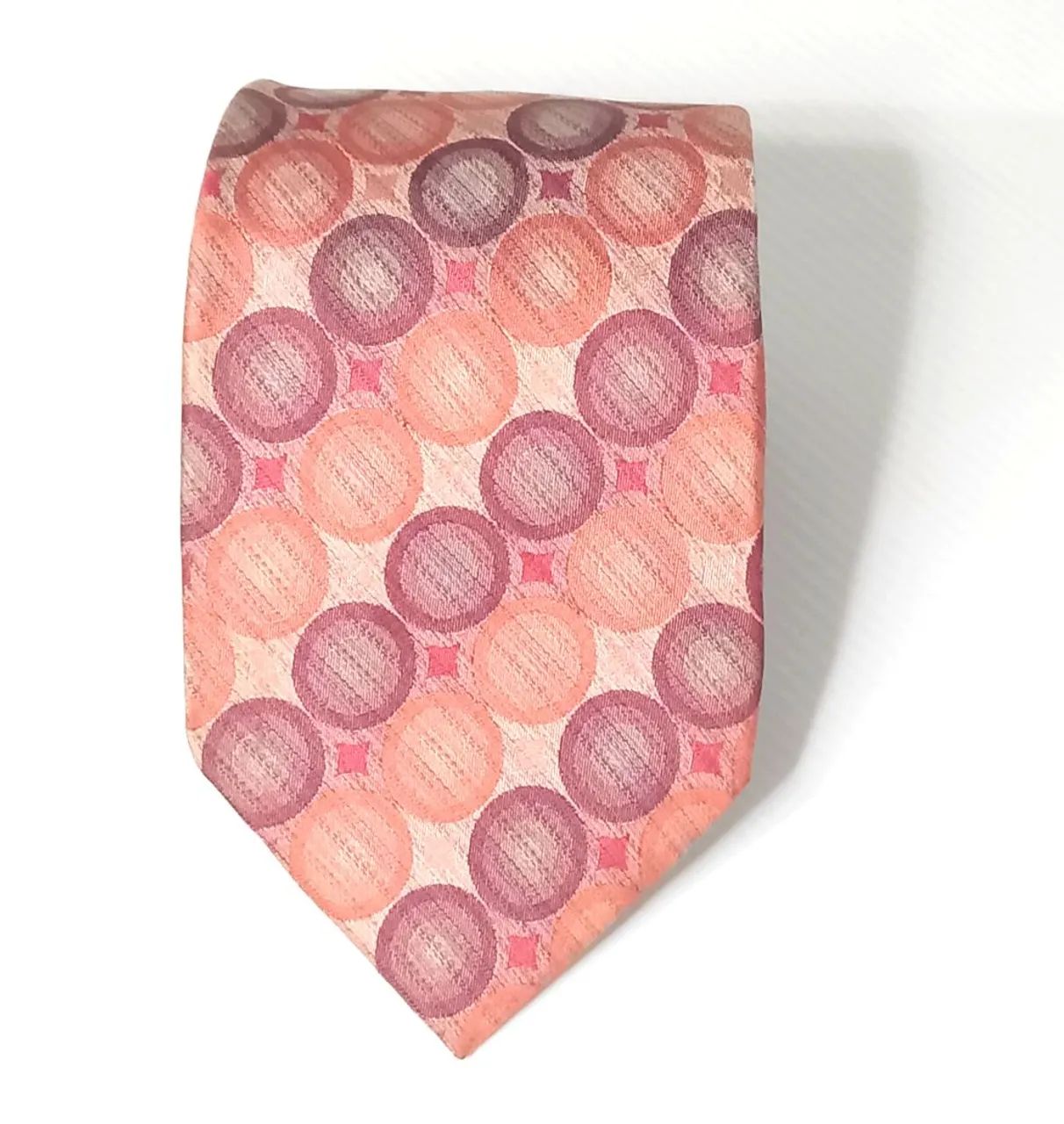 Gravata de seda marron Van Heusen
