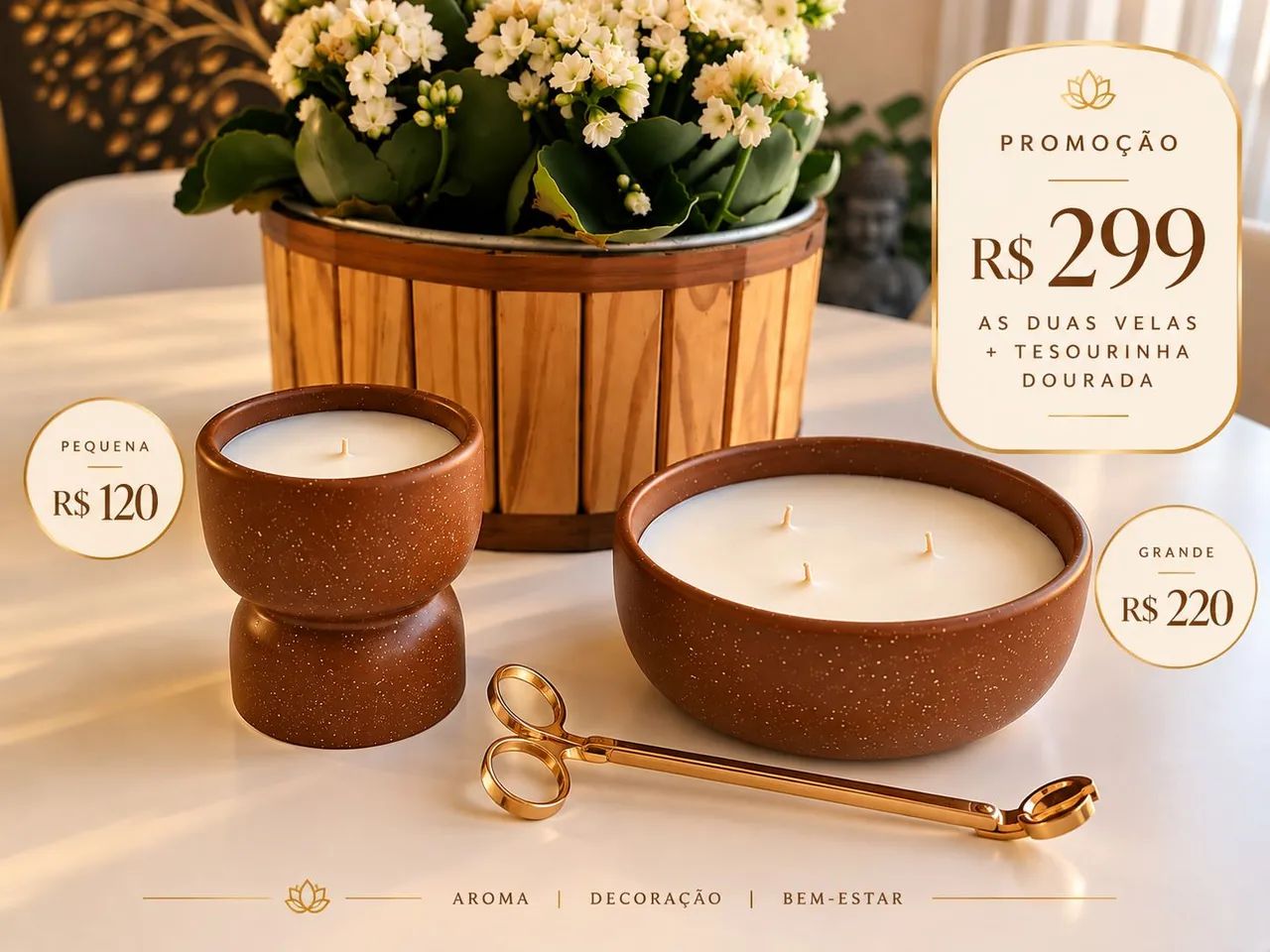 Velas promoção 