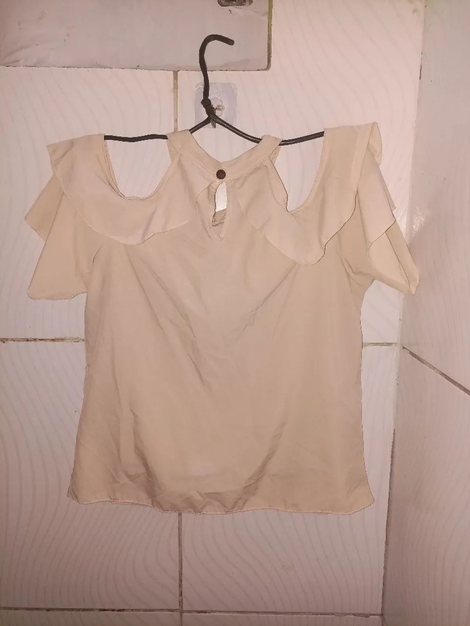 Camisa Bege M&S Feminino M  - Foto 2