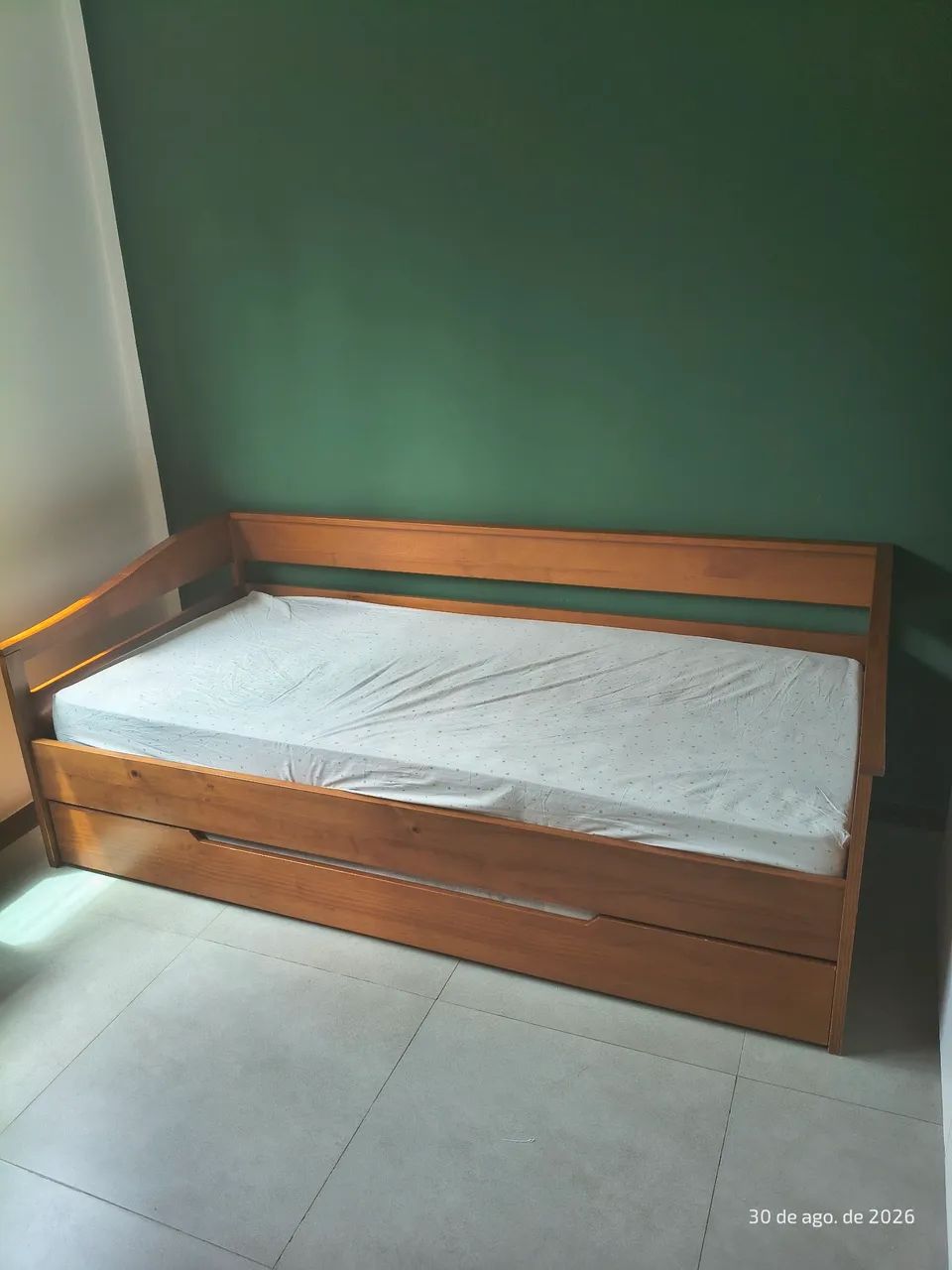 Bicama solteiro com criado mudo   - Foto 5