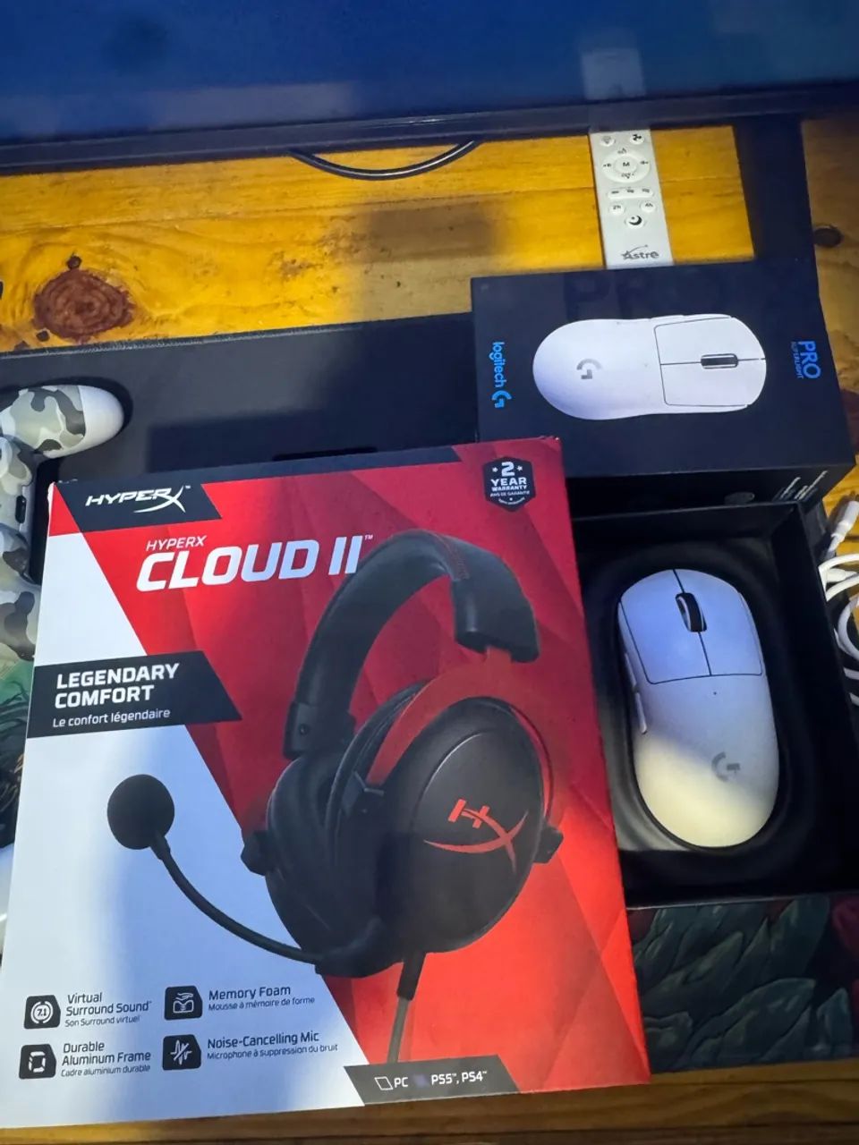 Logitech g pro - Hyperx cloud ll - Foto 3