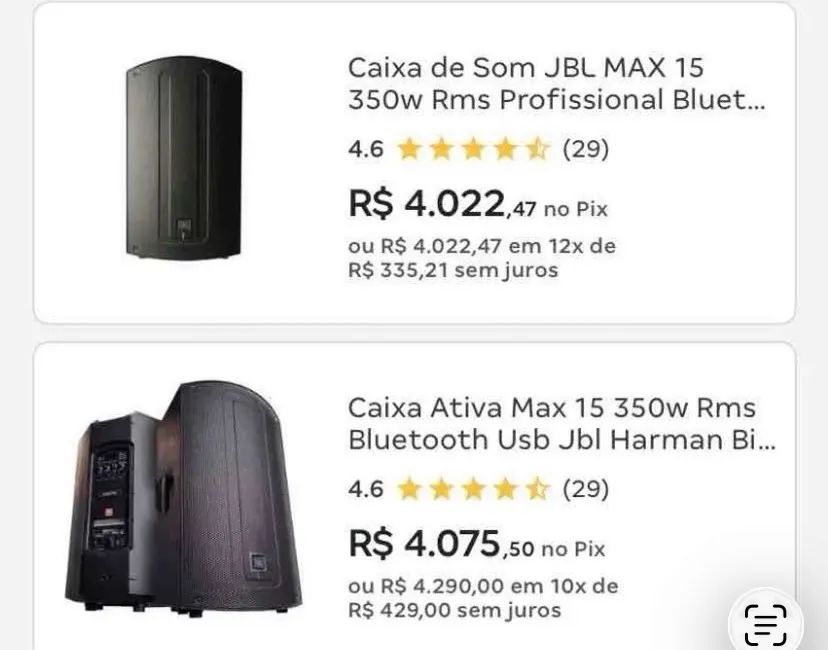 Caixa ativa jbl-max-15 - Foto 3