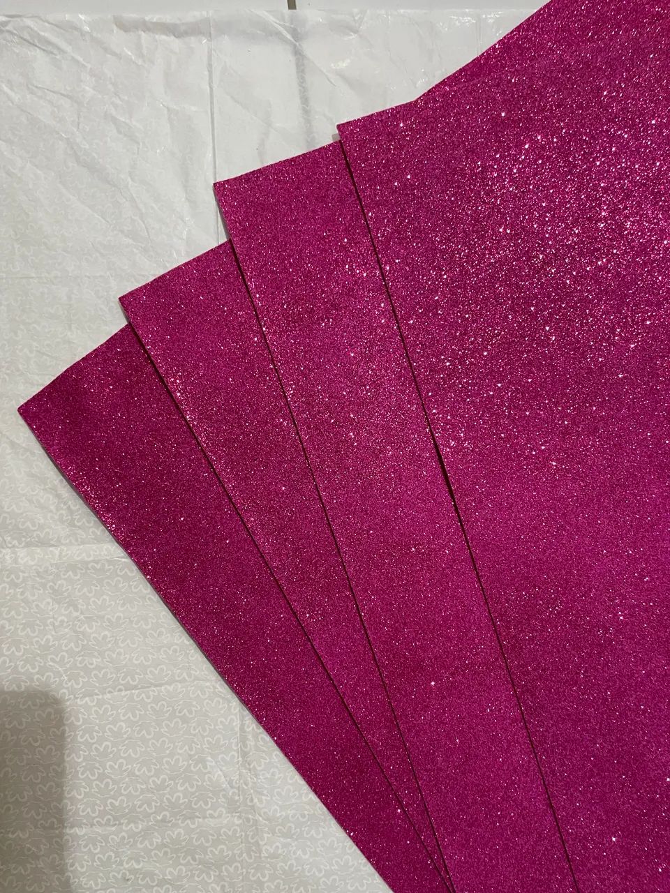 Folhas De Eva Com Glitter 40x48 - 4 Folhas - Foto 2