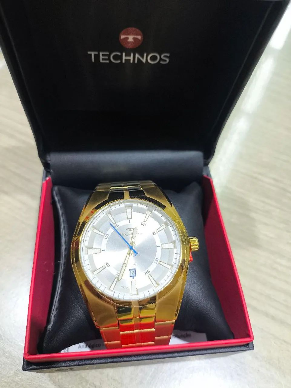 Relógio Technos SKYMASTER masculino Dourado novo