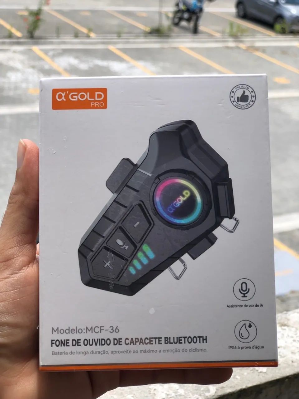 Intercomunicador para capacete 