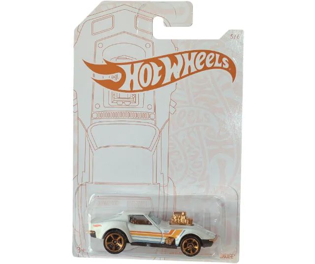 Hot Wheels 68 Corvette  Pearl & Chrome 