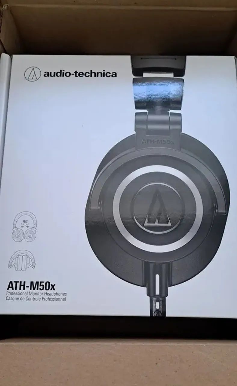 Fone audio technica ath-m50x - Foto 3
