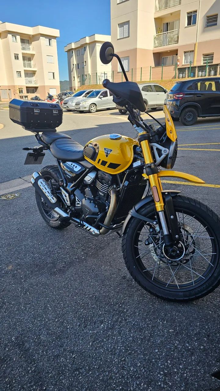 Triumph Scrambler 400XC com bx km - Foto 3