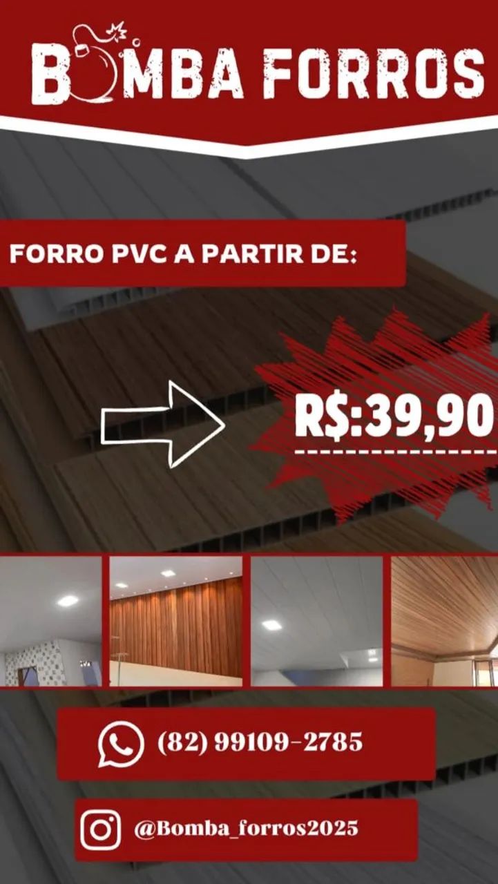 Forro PVC e drawall