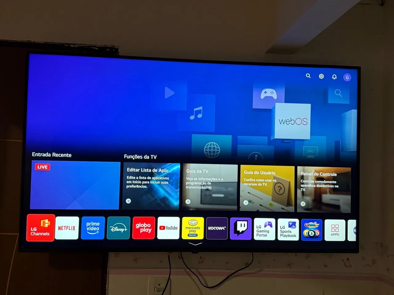 Smart TV LG 55 polegadas 4K  - Foto 3