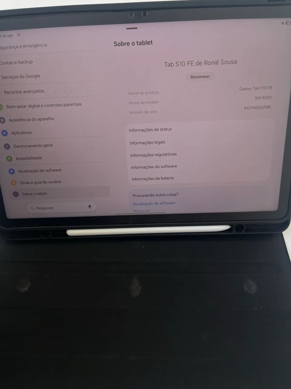 Tablet Samsung S10 FE - Excelente - Foto 3
