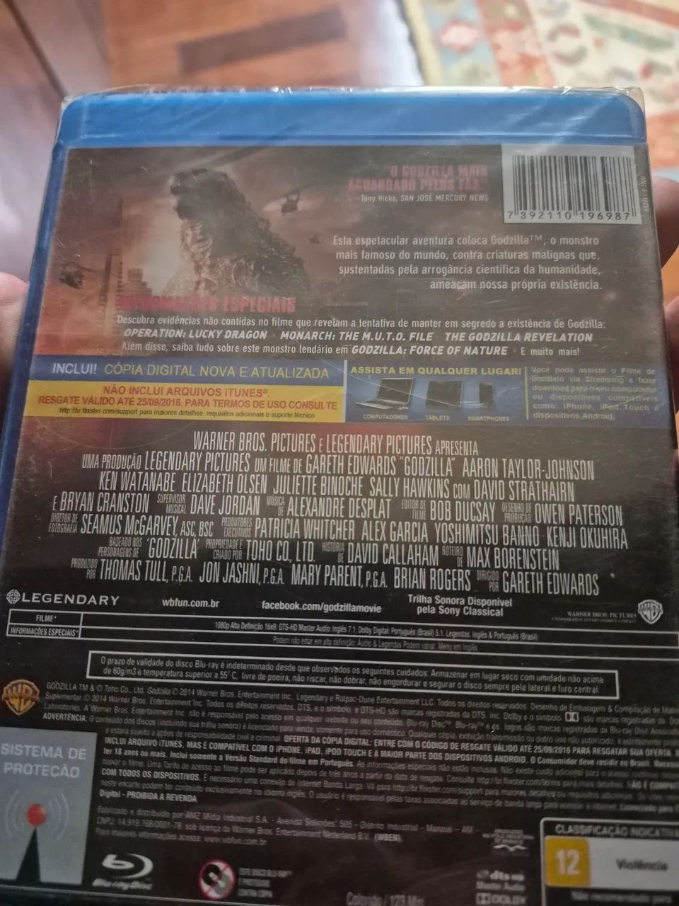 Bluray godzilla (lacrado) - Foto 2
