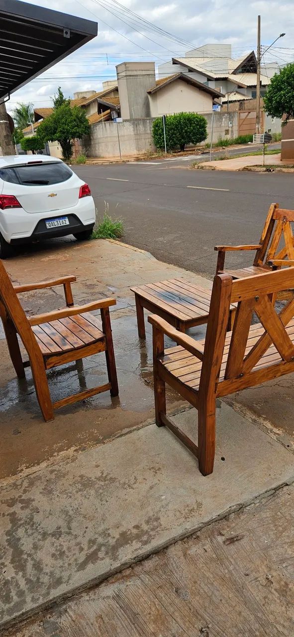 Vende - Se Banco Jardim De Madeira ! - Foto 3