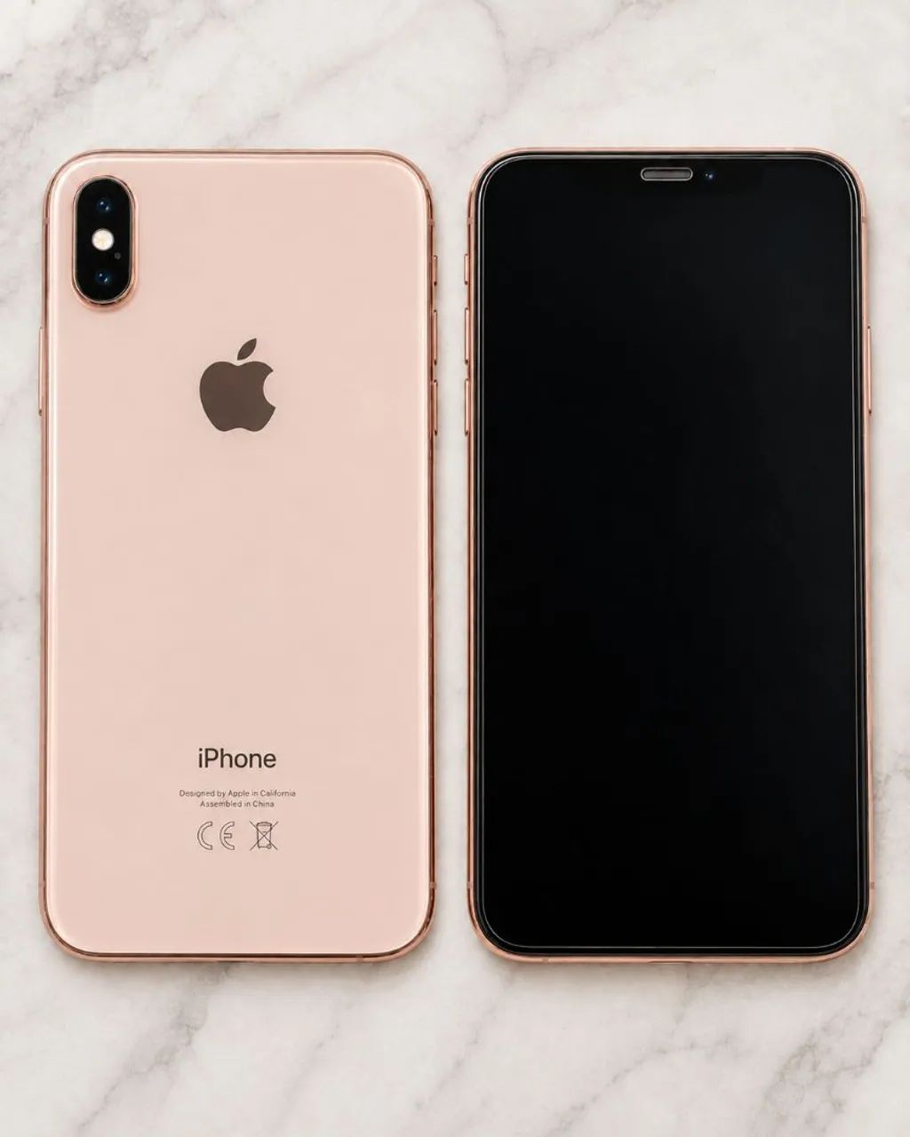 Vendo carcaça original de iPhone XS Max Rose Gold em excelente estado de conservação.