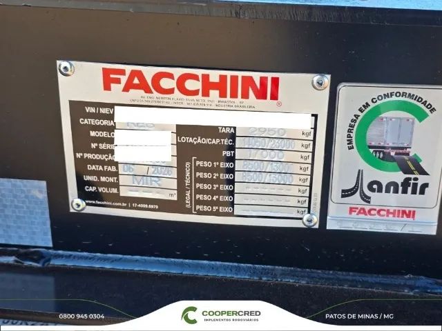 Rodocaçamba Facchini Zero KM 2027 35m³ - Foto 2
