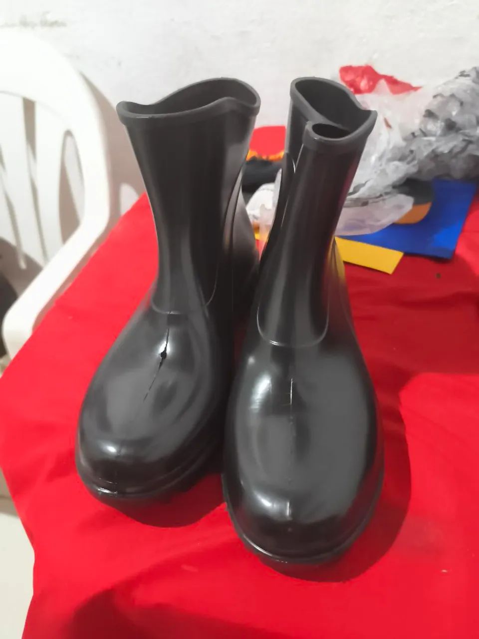 Bota galocha nova, número 38
