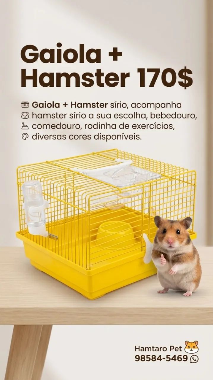 Gaiola + Hamster - Foto 3