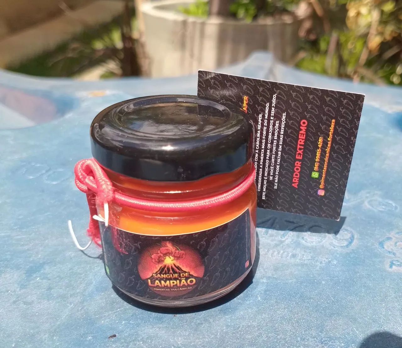 Molho pimenta carolina reaper