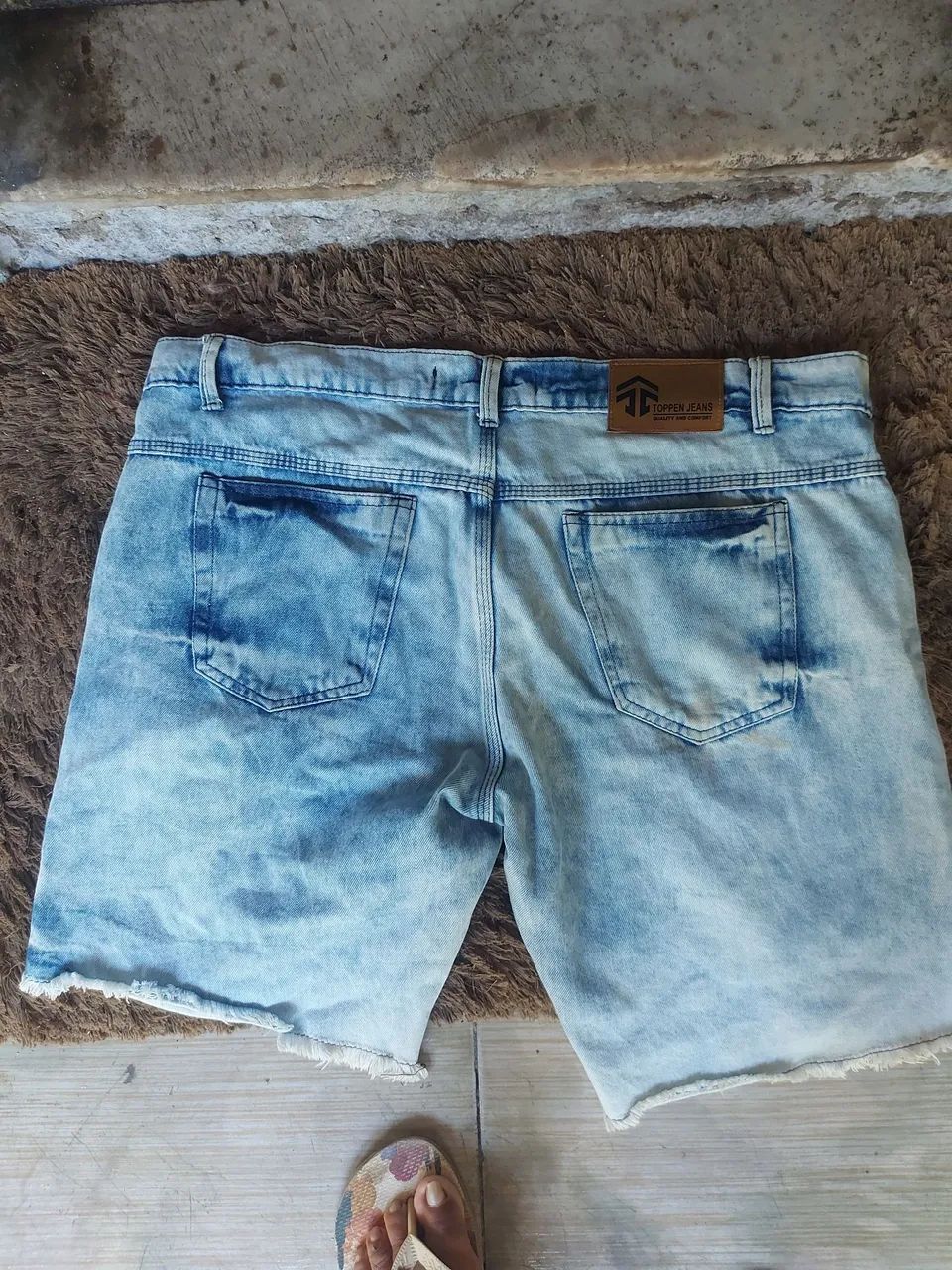 Linda bermuda jeans ? tamanho 46 - Foto 2
