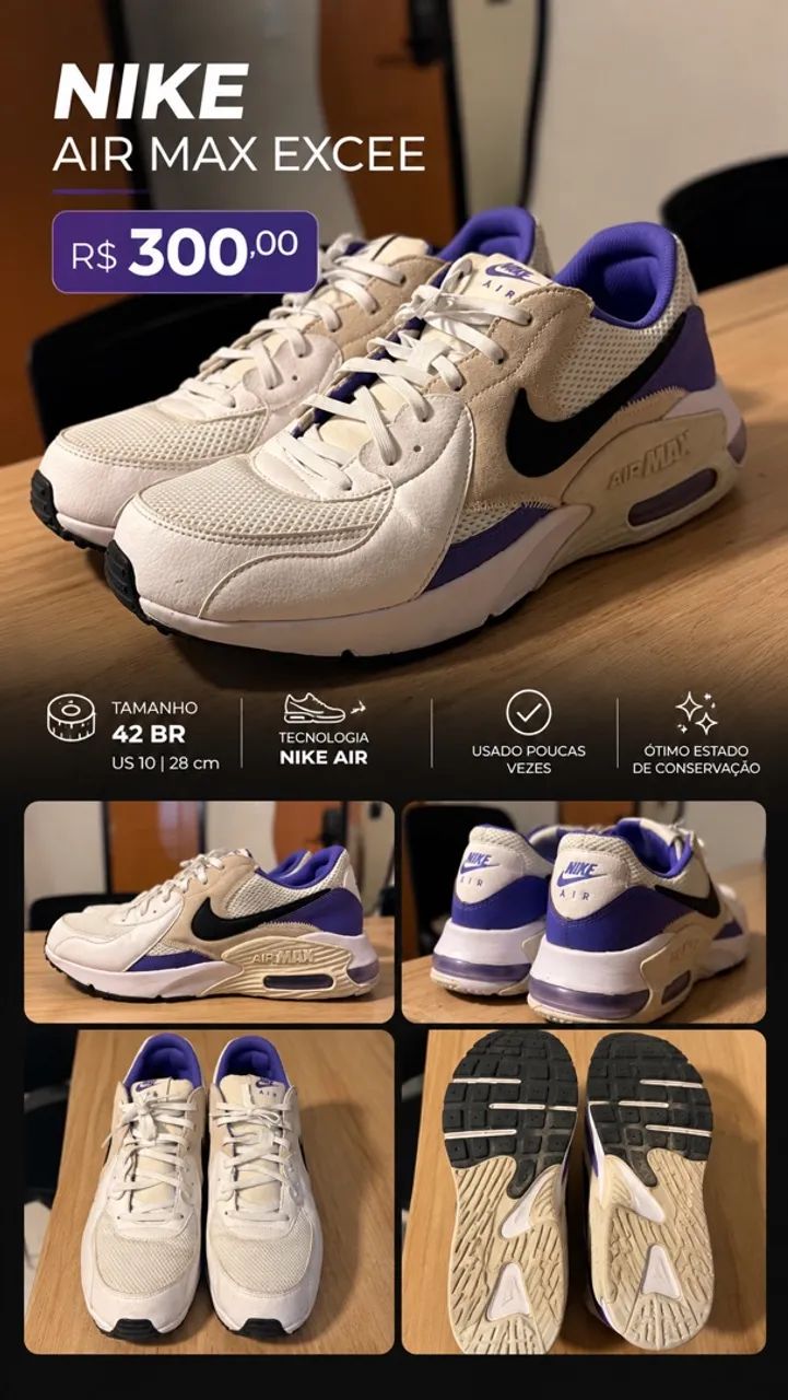 Tênis Nike Air Max Excee ? Tam. 42