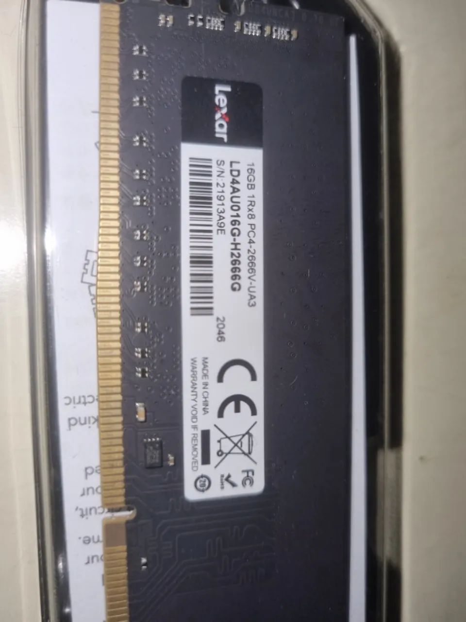 32 Gb DDR4 Lexar 2666 (2x16) Desktop