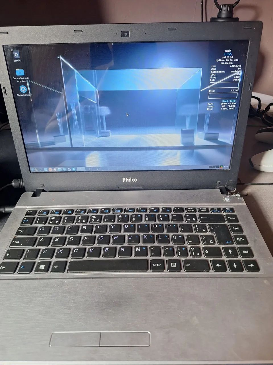Notebook Top pra estudo e Trabalho.