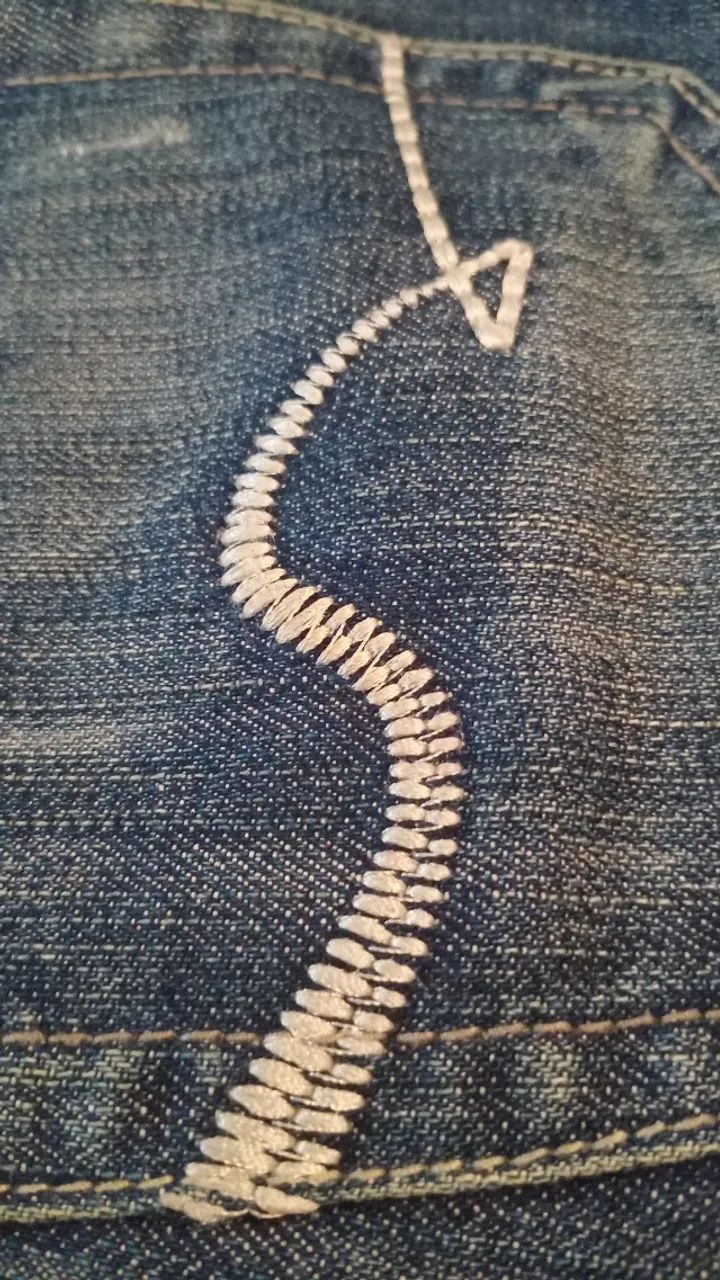 Calça Jeans Escuro Prefixo tam 40 Usada   - Foto 5